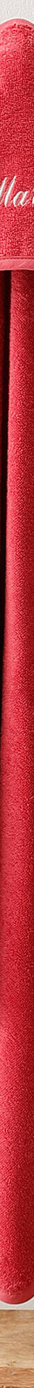 Cape de bain bébé personnalisable (framboise) Cape de bain bébé personnalisable (framboise)